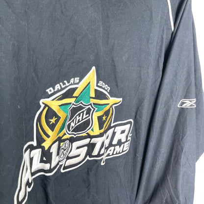 Black NHL Allstars 2007 Reebok Track Jacket - VintageVera