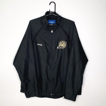 Black Reebok NHL Green Bay Gamblers Track Jacket - VintageVera