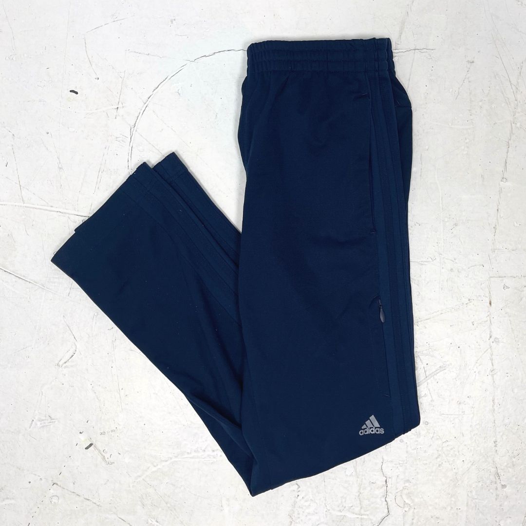 Blue Adidas Track Bottoms - VintageVera