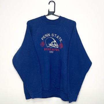 Blue Penn State Rose Bowl 1995 Sweatshirt - VintageVera