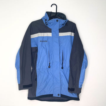 Blue Women's Columbia Hooded Coat - VintageVera