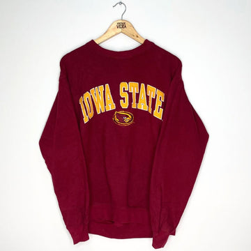 Burgundy IOWA State Sweatshirt - VintageVera