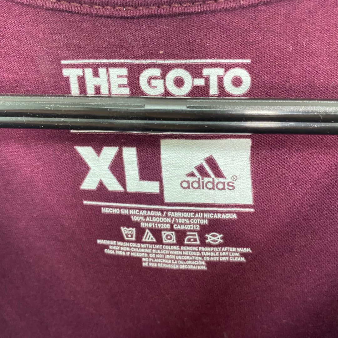 Burgundy Purple Adidas Graphic T - VintageVera