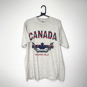 Canada Niagra Fals Grey Graphic T - VintageVera
