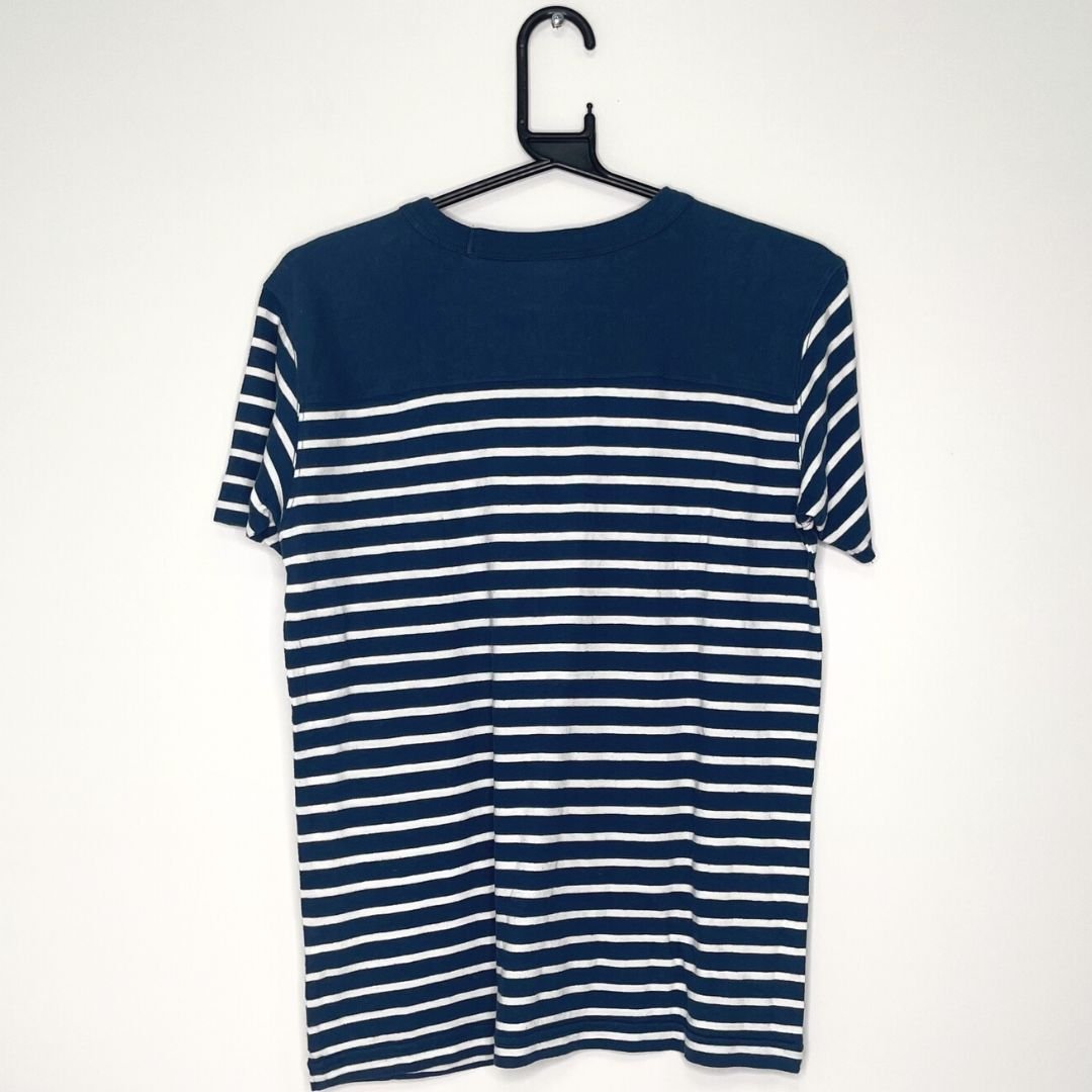 Champion Blue Striped T Shirt - VintageVera