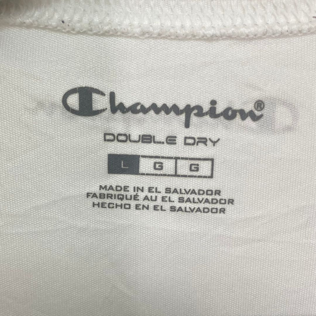 Champion Double Dry White Lacrosse T - VintageVera