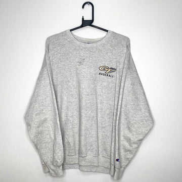 Champion Geneva Baseball Grey Sweatshirt - VintageVera