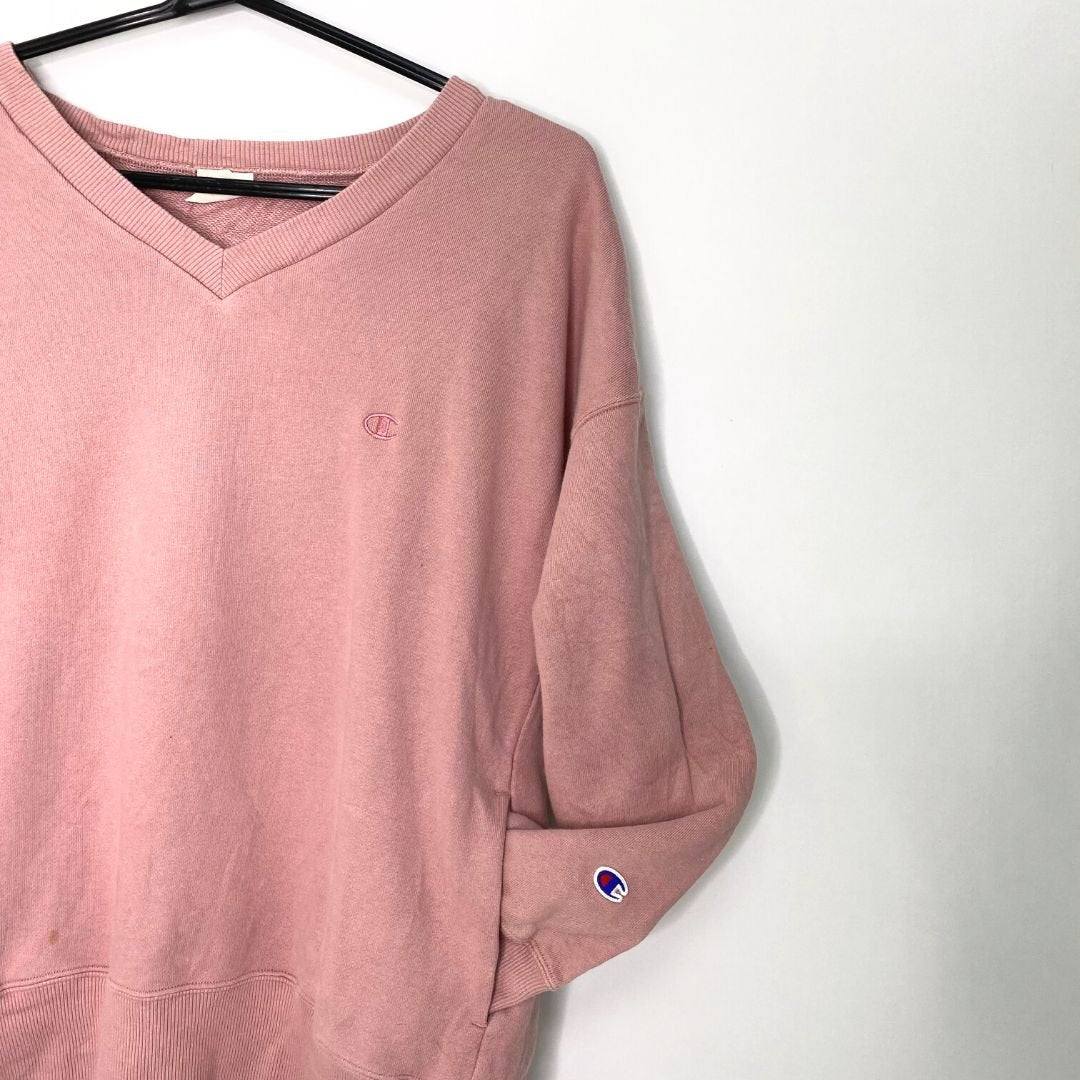 Champion V Neck Sweatshirt - VintageVera