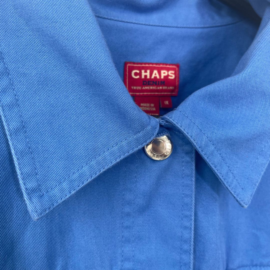 Chaps Blue Denim Jacket - VintageVera