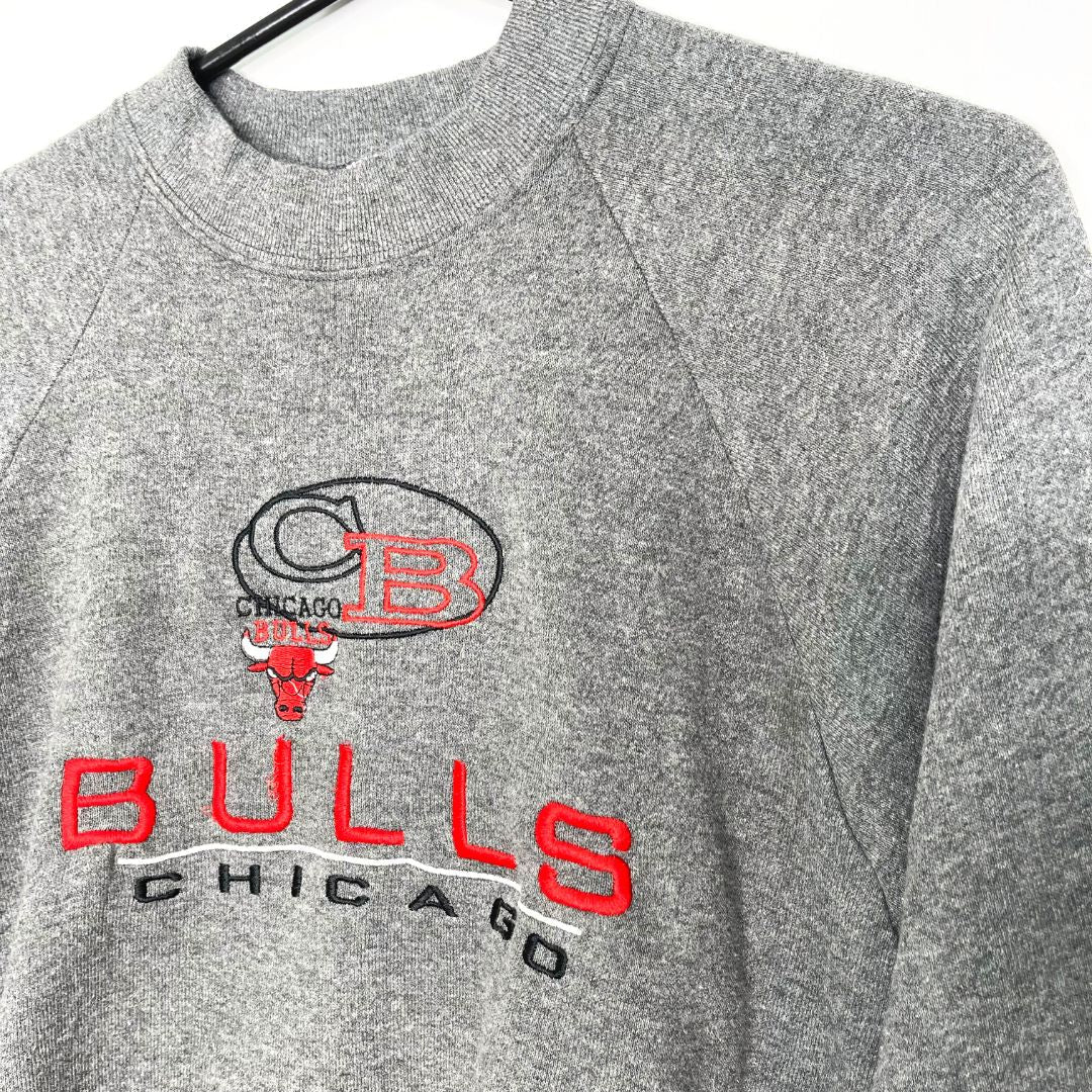 Chicago Bulls Grey Sweatshirt - VintageVera