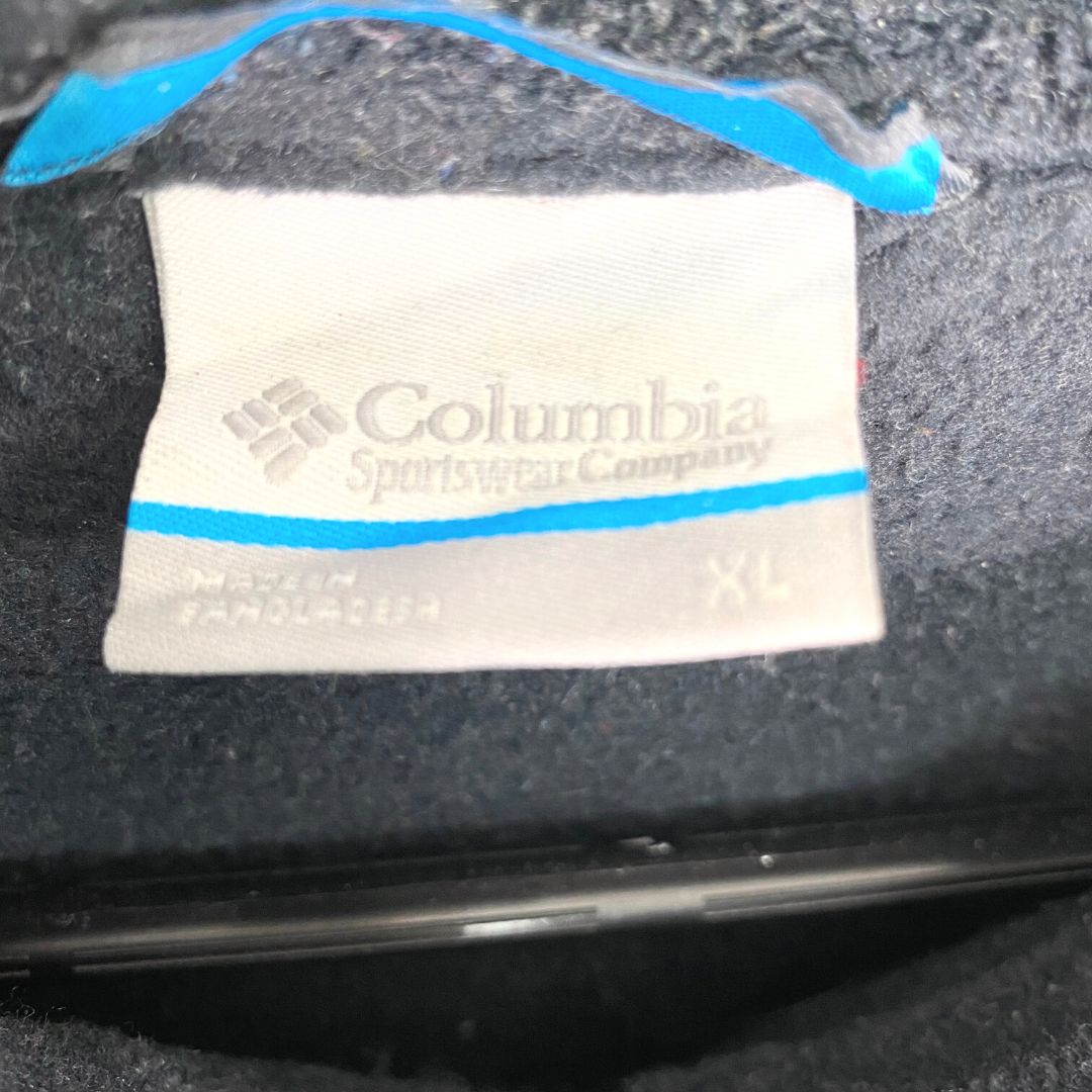 Columbia Black Zip Fleece - VintageVera