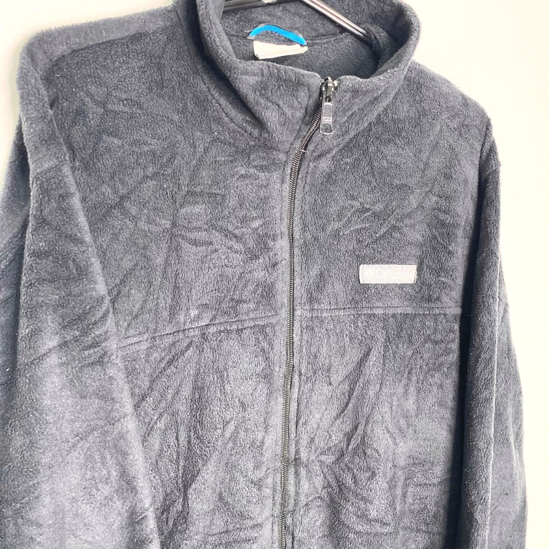 Columbia Black Zip Fleece - VintageVera
