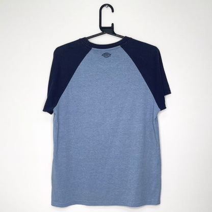 Dickies Blue Spell Out T Shirt - VintageVera