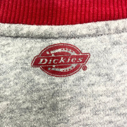 Dickies Red / Grey Spell out Sweatshirt - VintageVera
