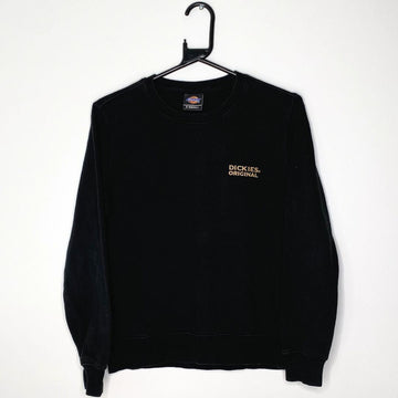 Dickie's Small Logo Black Sweatshirt - VintageVera