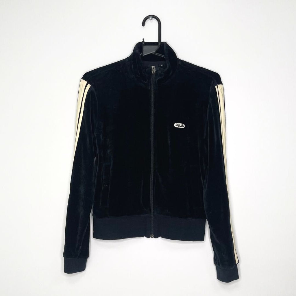 Fila Velour Zip Through Track Top - VintageVera