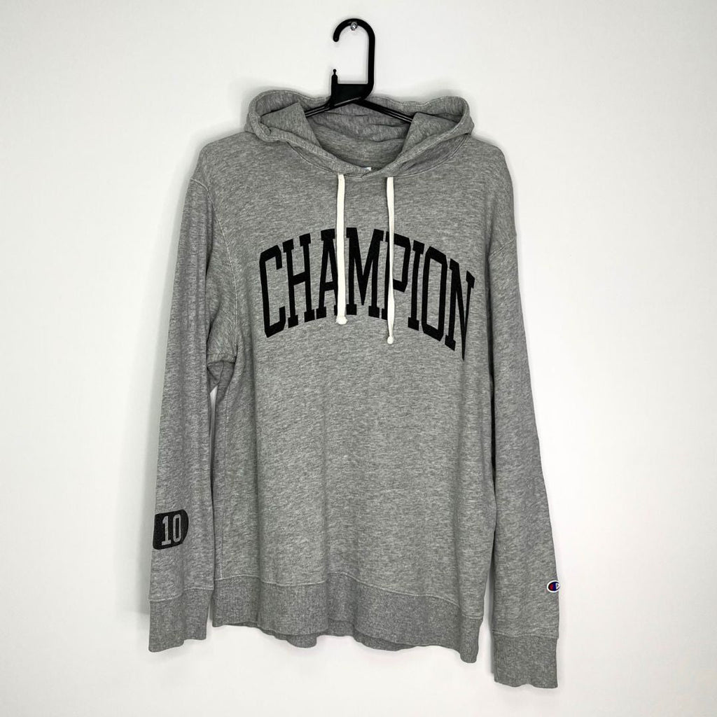 Grey Champion Spell-out hoodie - VintageVera