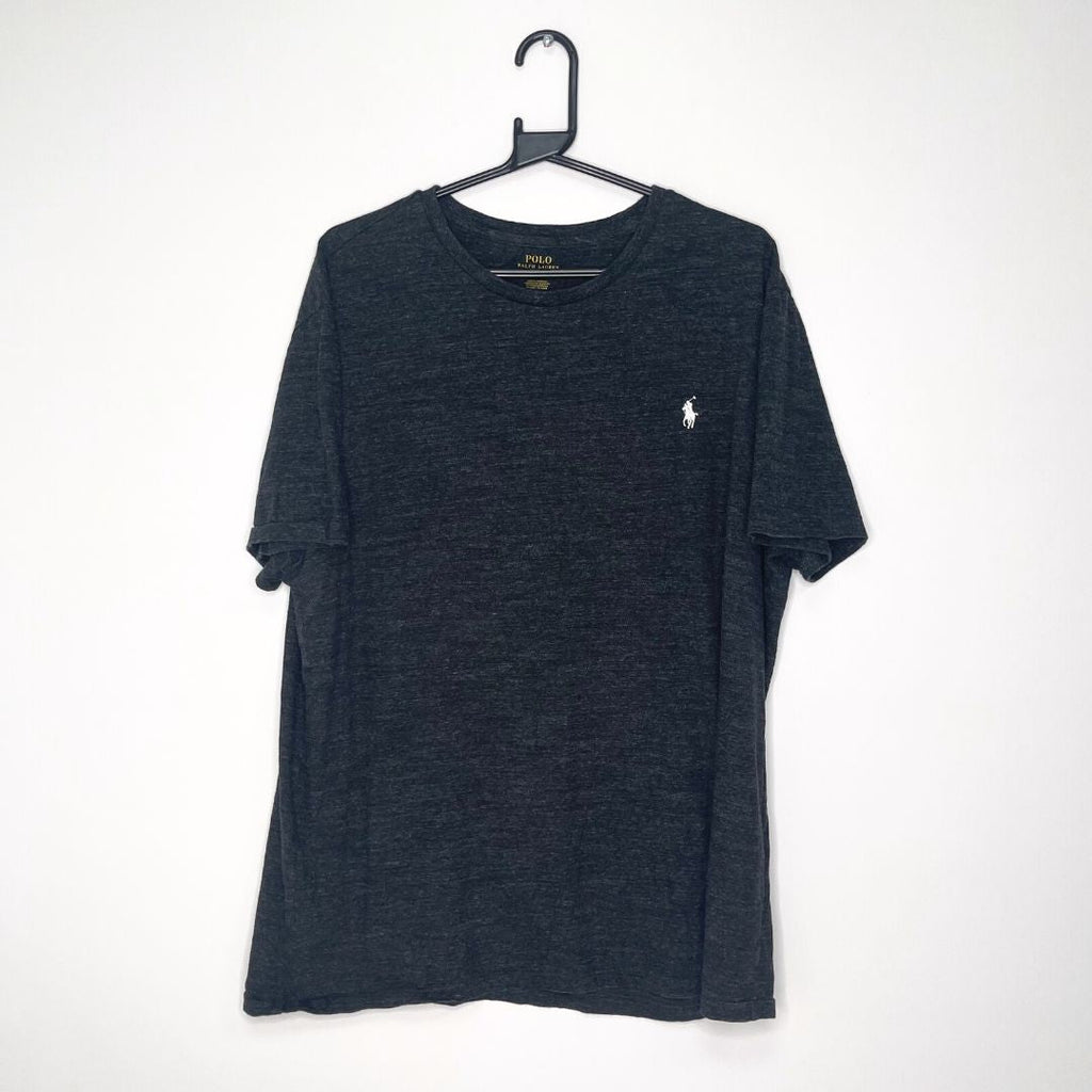 Grey Ralph Lauren Little Logo T - VintageVera