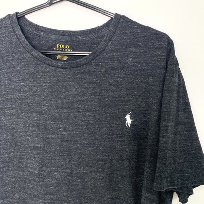 Grey Ralph Lauren Little Logo T - VintageVera
