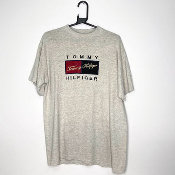 Grey Tommy Hilfiger T - Shirt - VintageVera