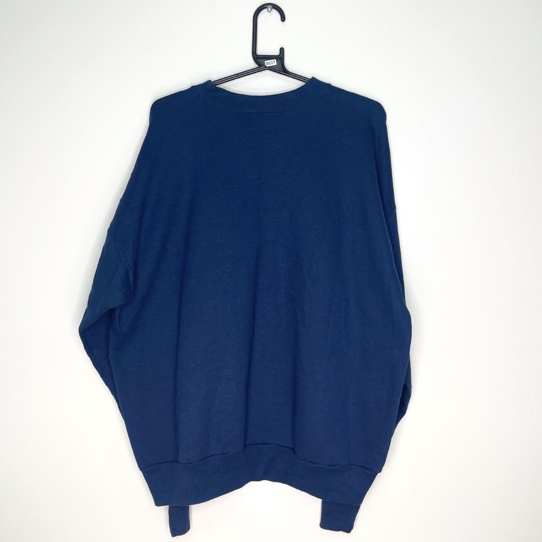 Hanes Navy Georgia Sweatshirt - VintageVera
