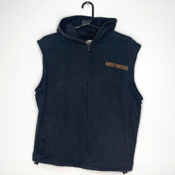 Harley Davidson Sleeveless Hoodie - VintageVera