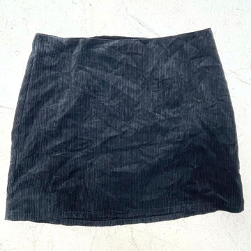 Honey Punch Black Cord Skirt - VintageVera
