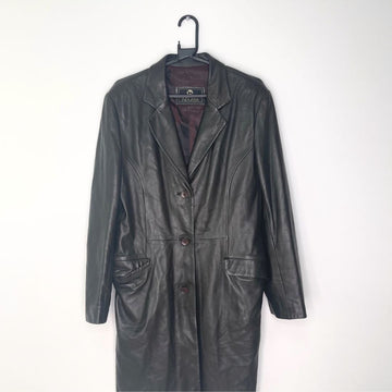 Indupisa Leather Coat - VintageVera
