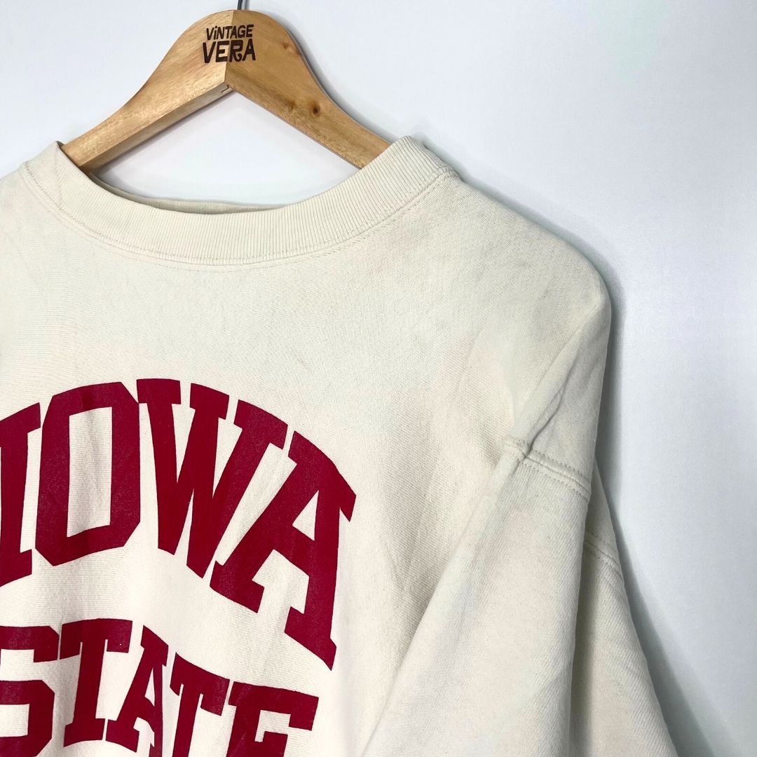 IOWA State Cream Sweatshirt - VintageVera