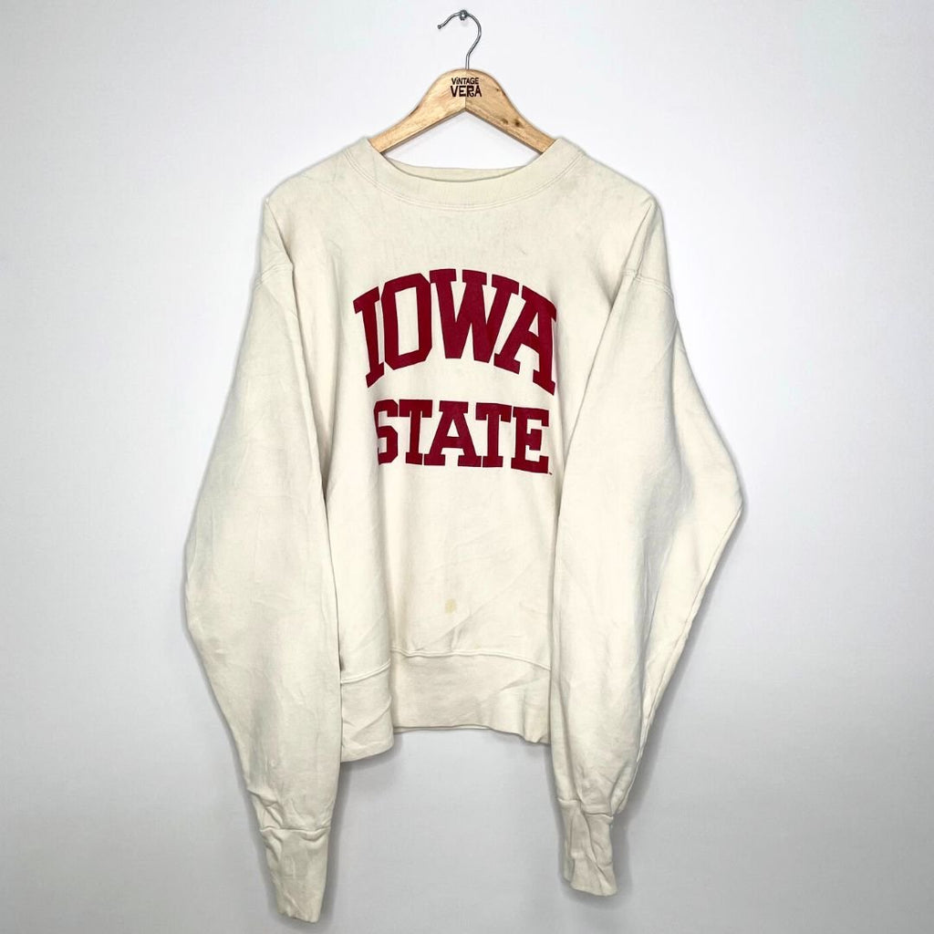 IOWA State Cream Sweatshirt - VintageVera
