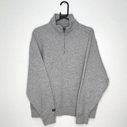 Jansport Grey 1/4 Zip Sweatshirt - VintageVera