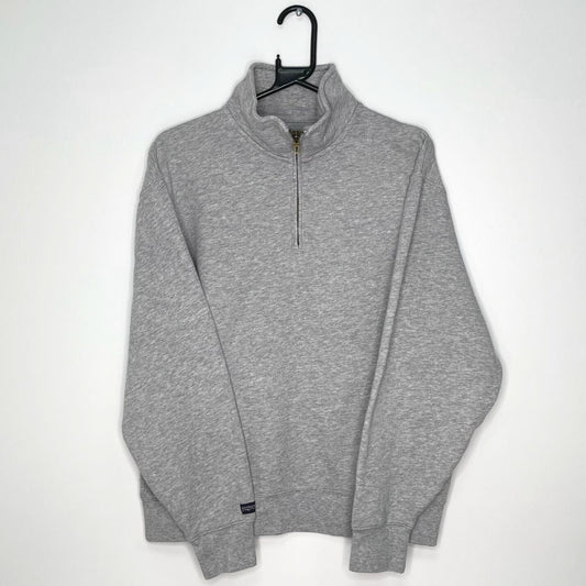 Jansport Grey 1/4 Zip Sweatshirt - VintageVera