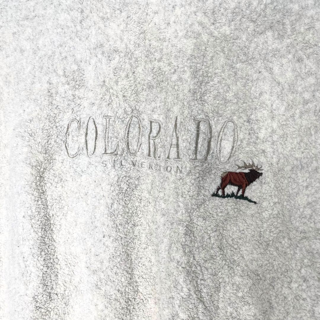 LA Loving Cream Colorado Fleece Sweatshirt - VintageVera