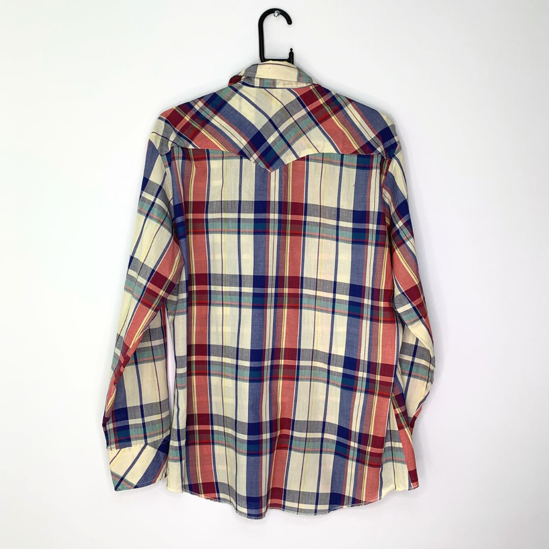 Long sleeved check wrangler shirt - VintageVera