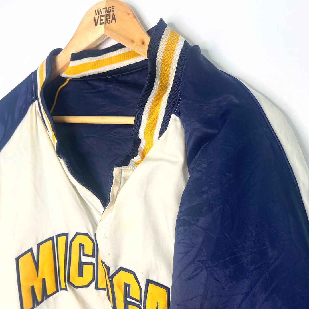 Michigan Reverse Bomber Jacket - VintageVera