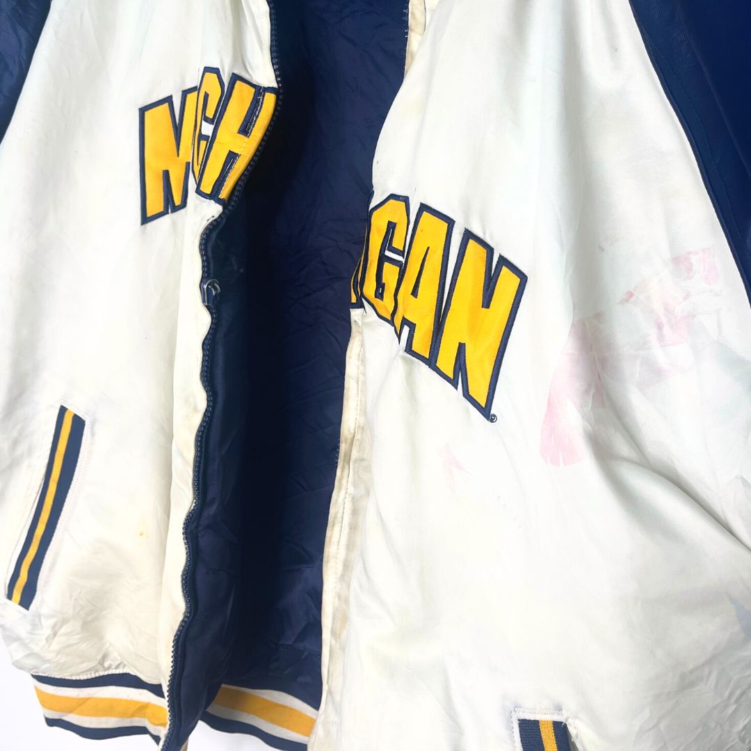 Michigan Reverse Bomber Jacket - VintageVera