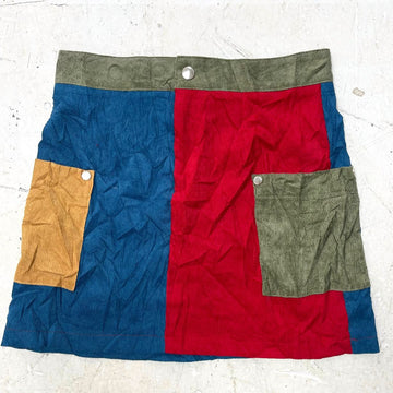 Multi Color Cord Skirt - VintageVera