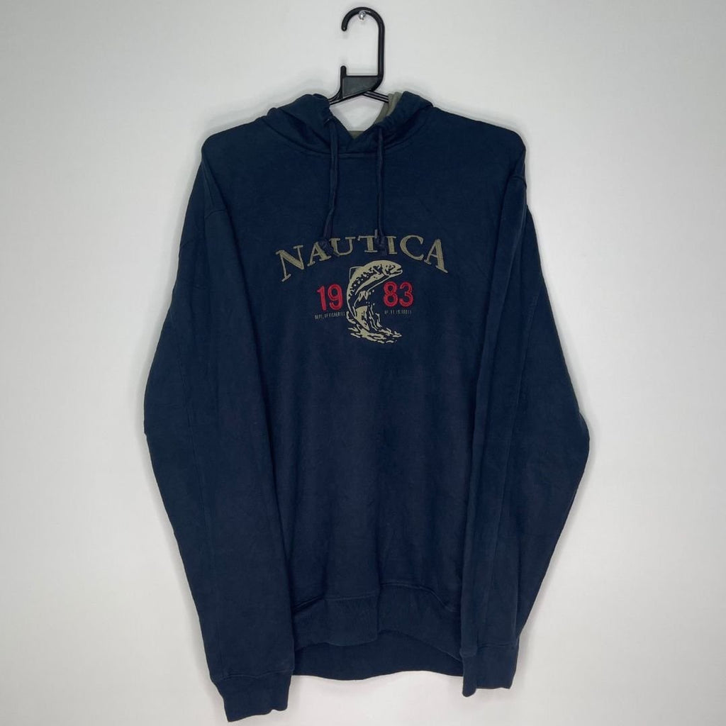 Nautica Navy Hoodie - VintageVera