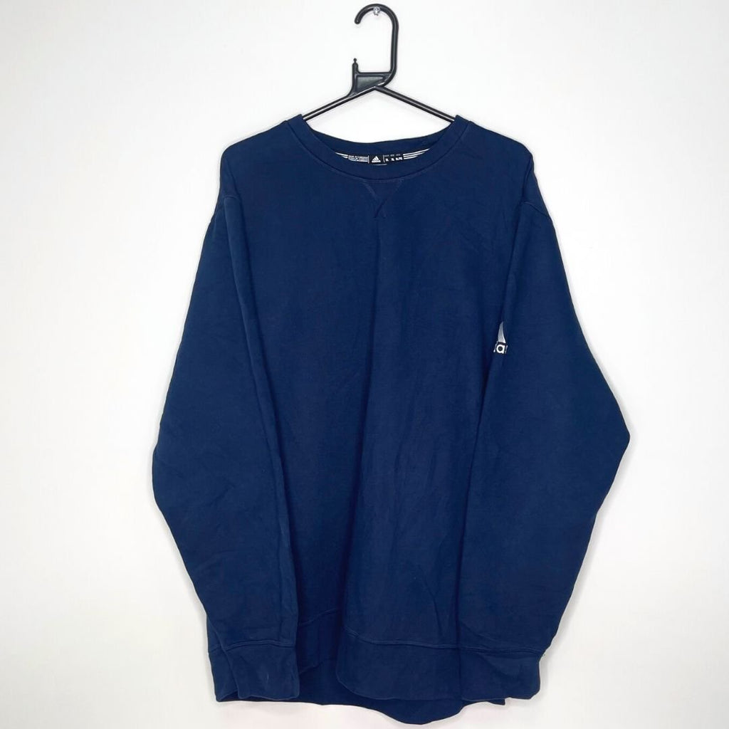 Navy Adidas Sweatshirt - VintageVera