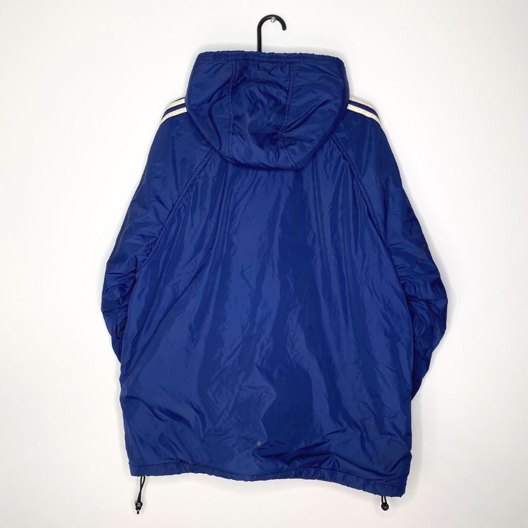 Navy and Grey Reversible Coat - VintageVera