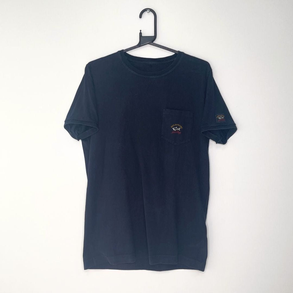 Navy Paul & Shark Pocket T - VintageVera