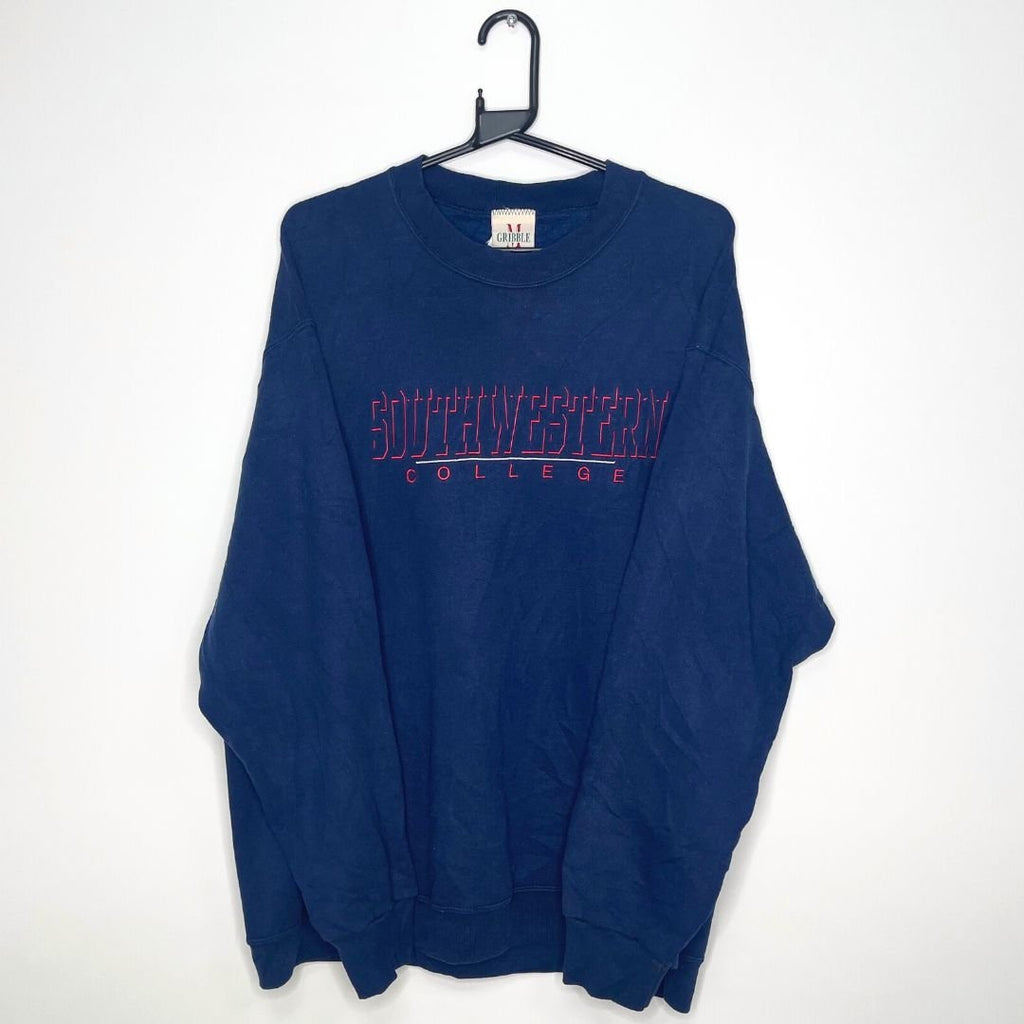 Navy South Western Sweatshirt - VintageVera