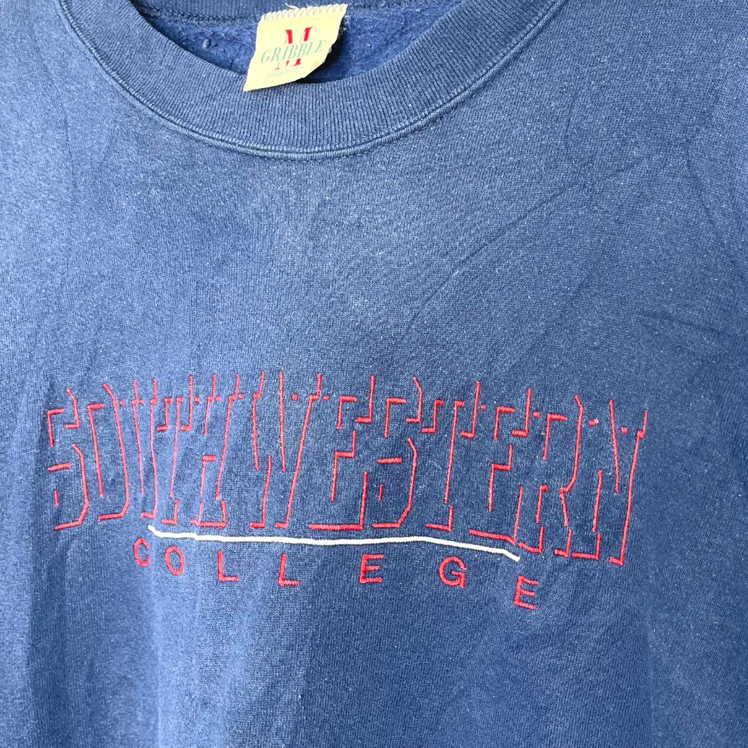 Navy South Western Sweatshirt - VintageVera
