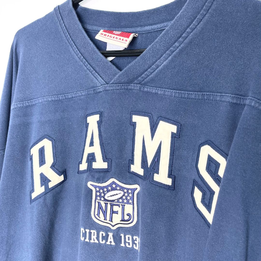 NFL Originals Blue Sweatshirt - VintageVera