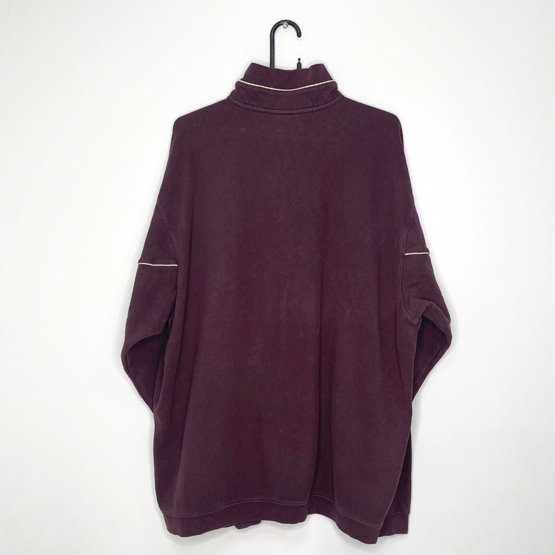 Nike Golf Burgundy Quarter Zip Sweatshirt - VintageVera