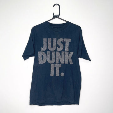 Nike "Just Dunk It" Navy T - VintageVera