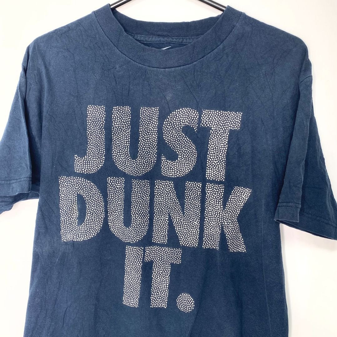 Nike "Just Dunk It" Navy T - VintageVera