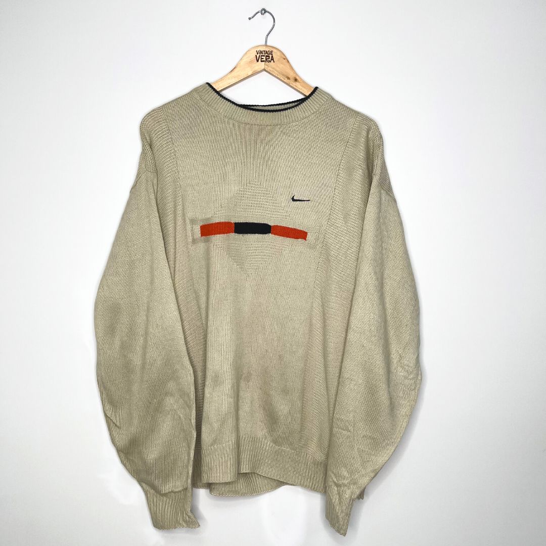vintage nike sweatshirt beige