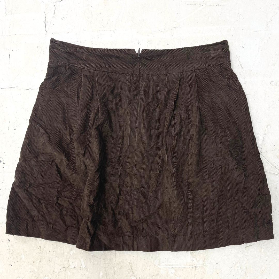 Old Navy Brown Cord Skirt - VintageVera