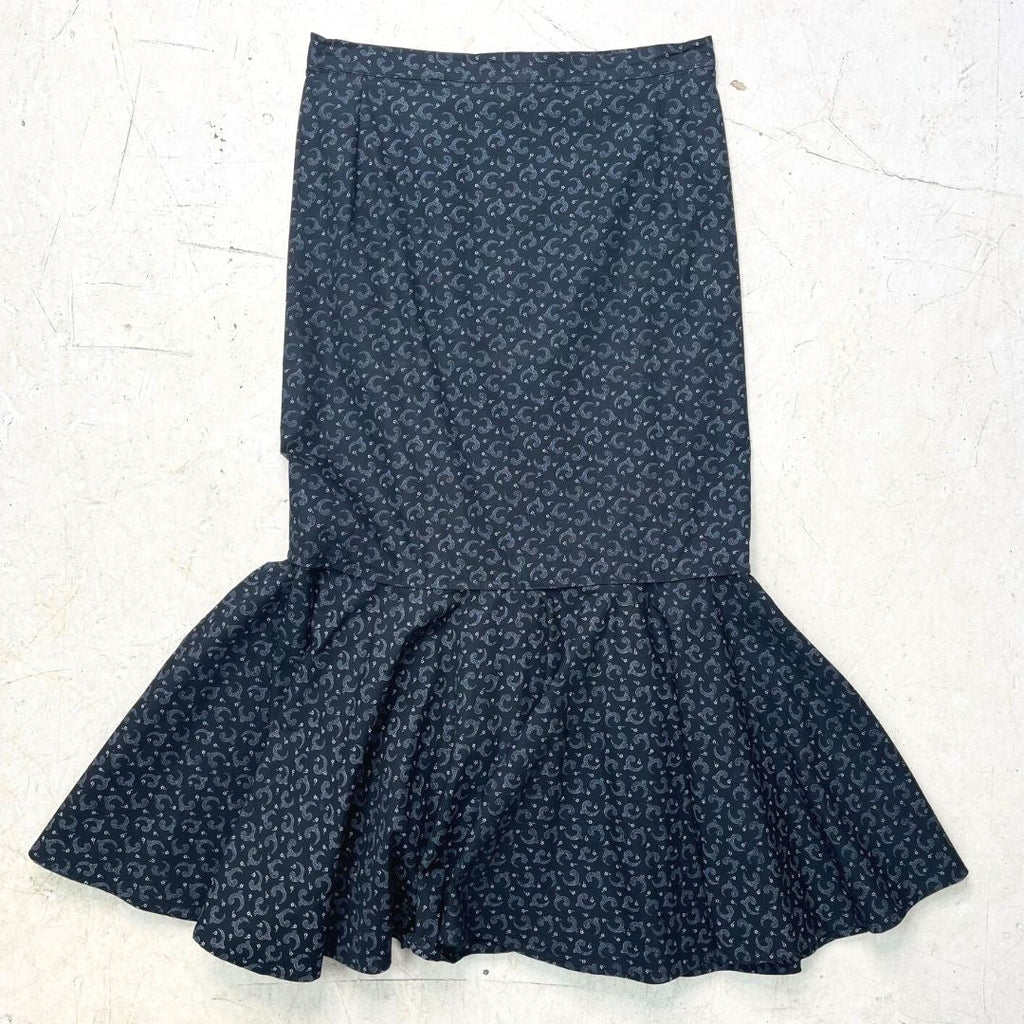 Patterned Pencil Skirt - VintageVera